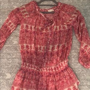 Loveshackfancy pink dress XS